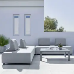 Loungegarnitur 'Giardino', grau