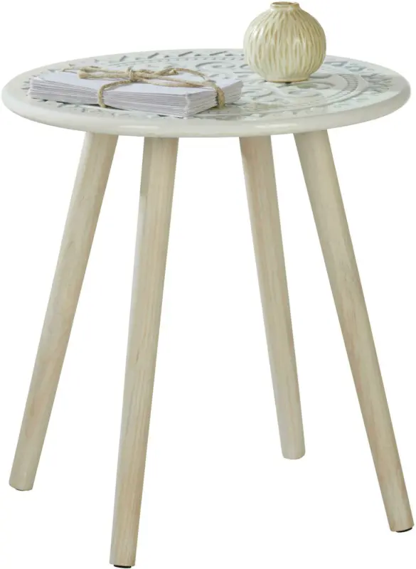 Beistelltisch aus Tanne teilmassiv