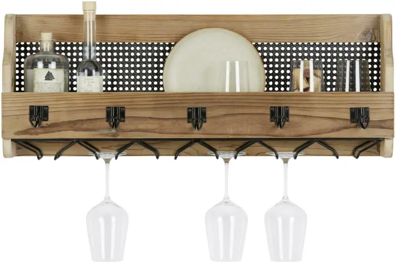 Wandregal aus Tanne Massiv