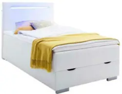 Boxspringbett in Weiß ca. 140x200cm