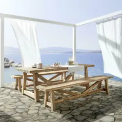 Gartenbank 'Antigua' aus Akazie