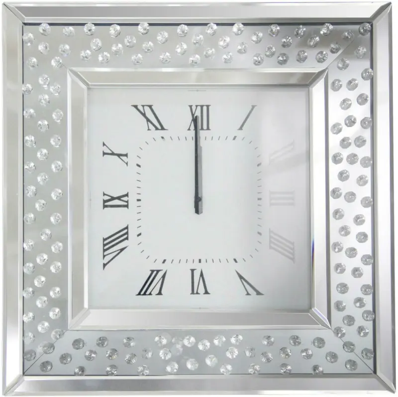 Wanduhr Crystal ca. 50,5x50,5x5,3cm