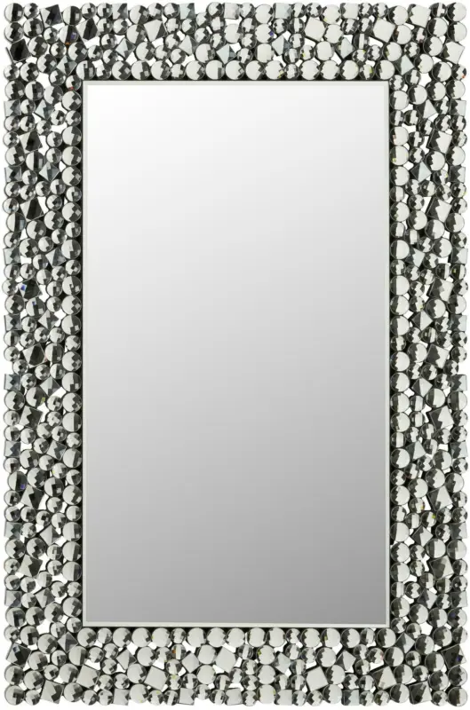 Wandspiegel Silberfarben, ca. 60x90cm