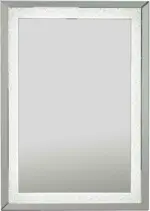 mömax Wandspiegel in Silberfarben ca. 60x90cm