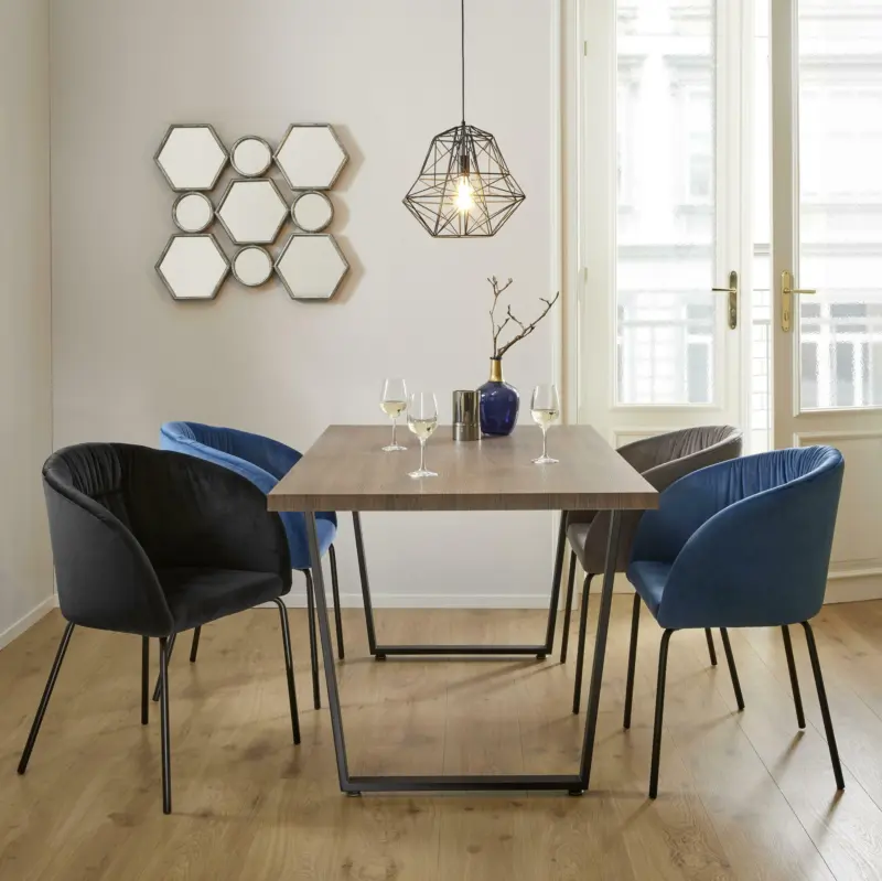 Esstisch 'Dave', ca.160x90cm, walnussfarben