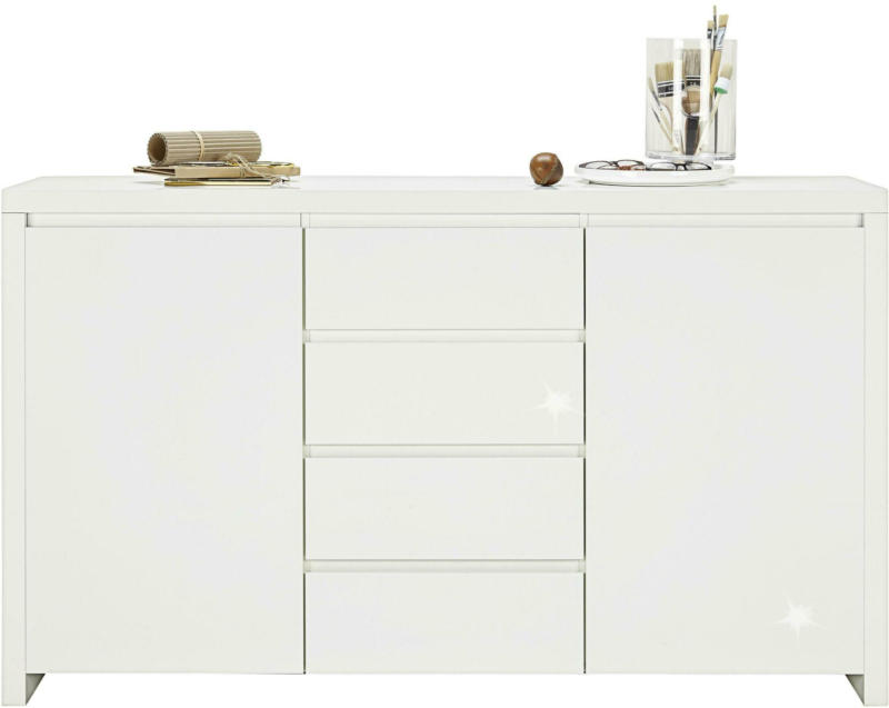 Sideboard in Weiss Hochglanz