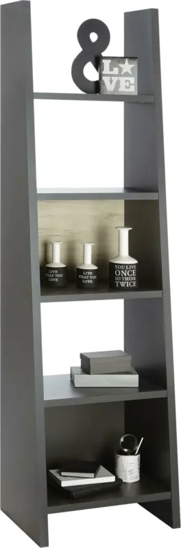 Regal in Graphitfarben