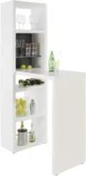 Bartisch in Weiß