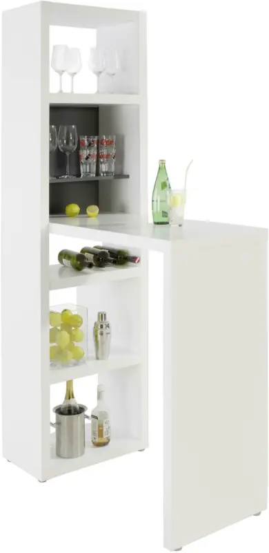 Bartisch in Weiß