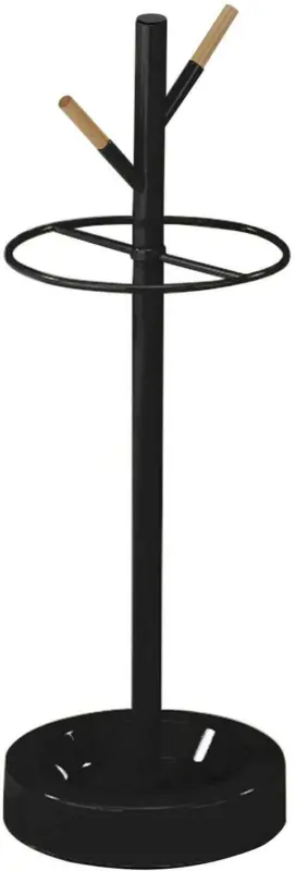 Schirmständer Mick aus Metall in Schwarz
