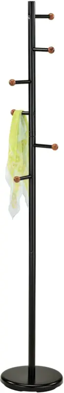 Kleiderständer in Schwarz/Braun