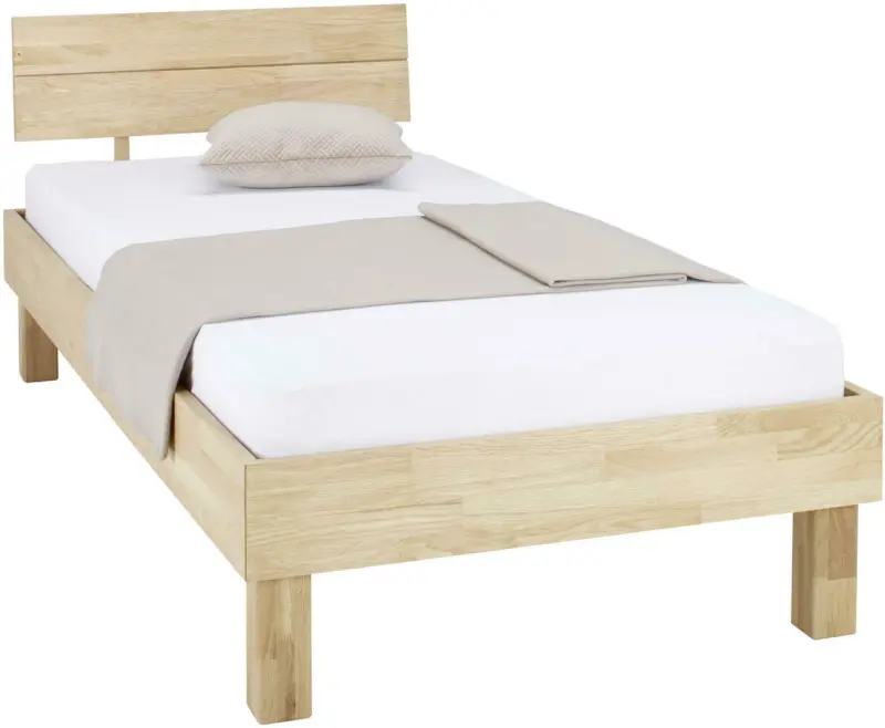 Bett aus Eiche massiv ca. 95x80cm