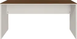 Schreibtisch in Nussbaumfarben/Kaschmir