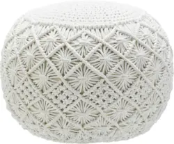 Pouf Julie in Natur ca. 50x35x50cm