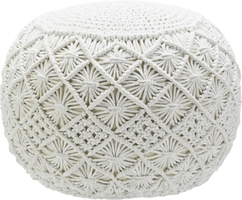 Pouf Julie in Natur ca. 50x35x50cm
