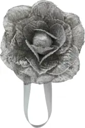 Raffhalter Rose in Anthrazit