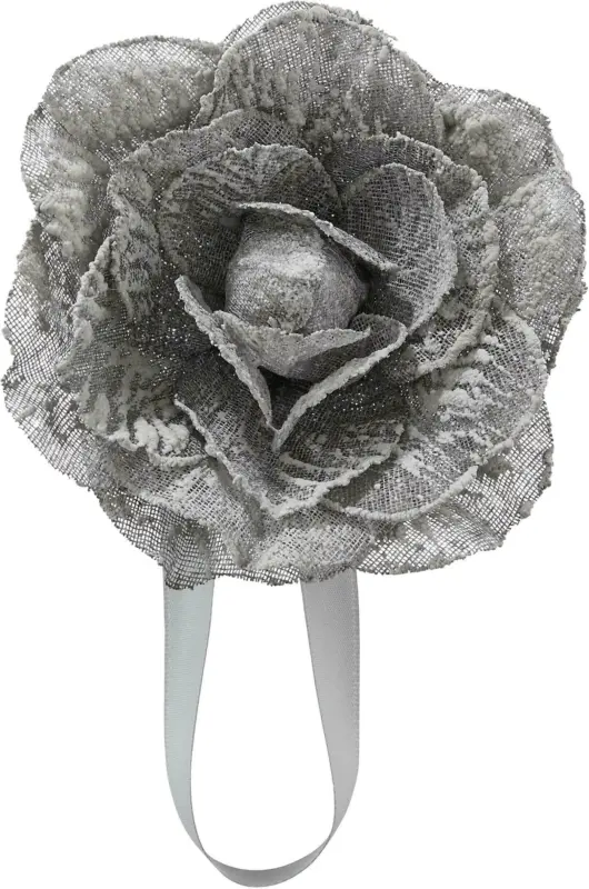 Raffhalter Rose in Anthrazit