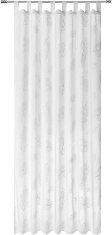 Schlaufenvorhang Farina in Weiß ca. 140x245cm