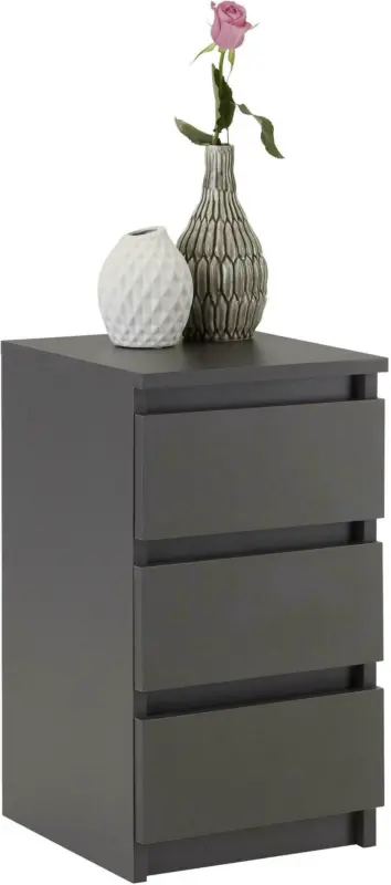 Nachtkästchen in Anthrazit