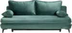 mömax Schlafsofa in Petrol mit Bettfunktion