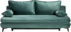 Schlafsofa in Petrol mit Bettfunktion