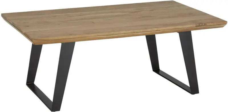 Couchtisch in Schwarz/Akaziefarben