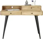 mömax Schreibtisch aus Akazie Teilmassiv