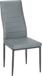 Stuhl in Grau/Schwarz