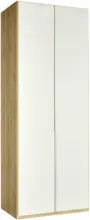mömax Drehtürenschrank in Weißglas