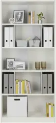 Regal in Weiß/Hellgrau