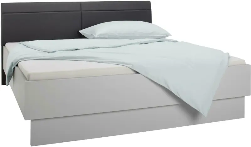 Bett in Graphitfarben ca. 180x200cm