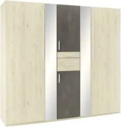 Drehtürenschrank in Eichefarben