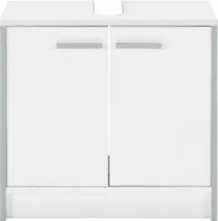 Waschbeckenunterschrank in Perlweiß