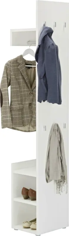 Garderobe Weiß