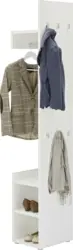Garderobe Weiß