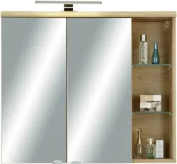 Spiegelschrank Eichefarben