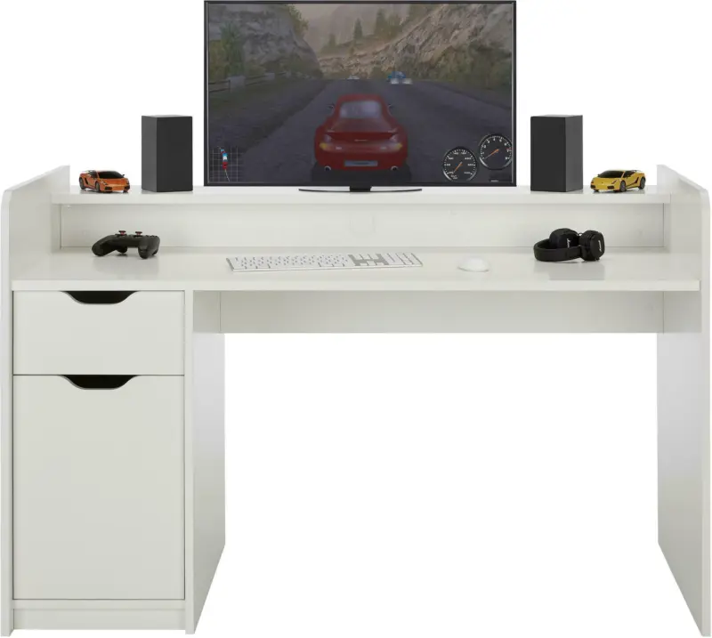 Schreibtisch in Weiß