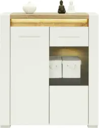 Highboard in Weiß Hochglanz