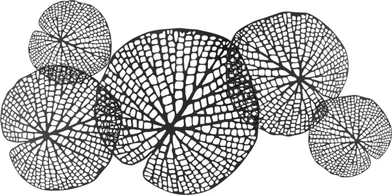 Wanddeko Toy aus Metall in Schwarz