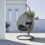 mömax Hängesessel 'Carmella' inkl. Auflage, grau