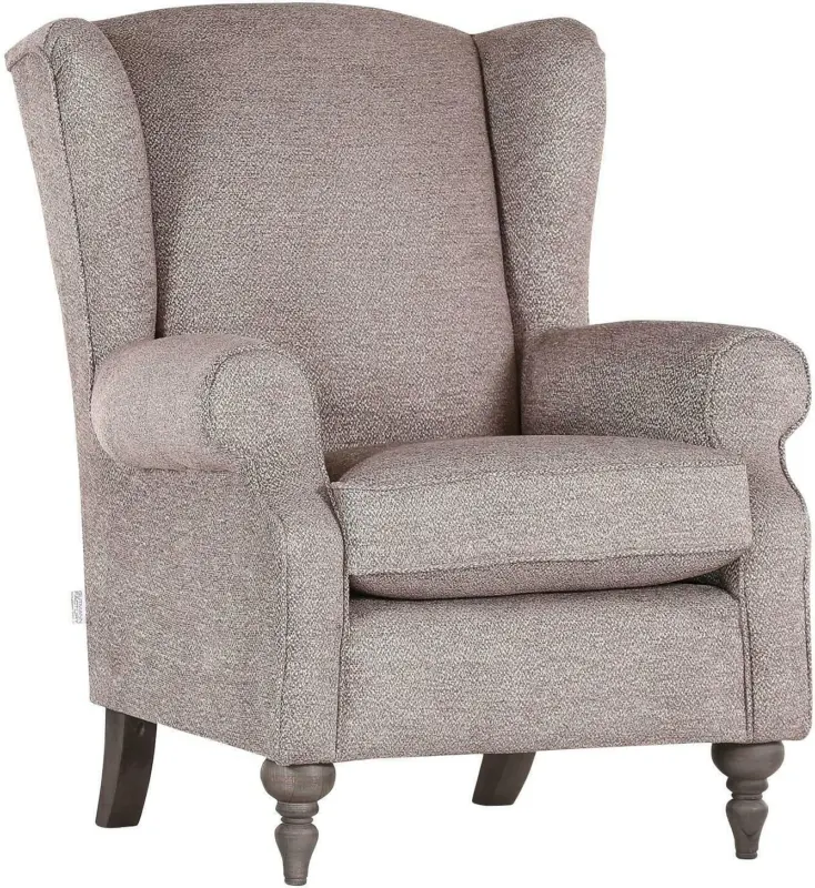 Ohrensessel in Beige