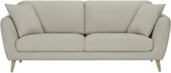 Dreisitzer-Sofa in Beige