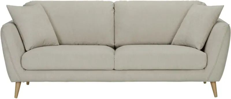 Dreisitzer-Sofa in Beige