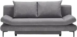 Schlafsofa in Dunkelgrau mit Bettfunktion
