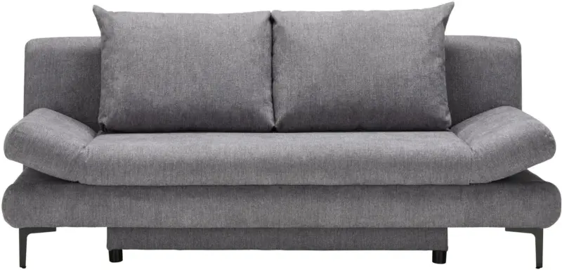 Schlafsofa in Dunkelgrau mit Bettfunktion