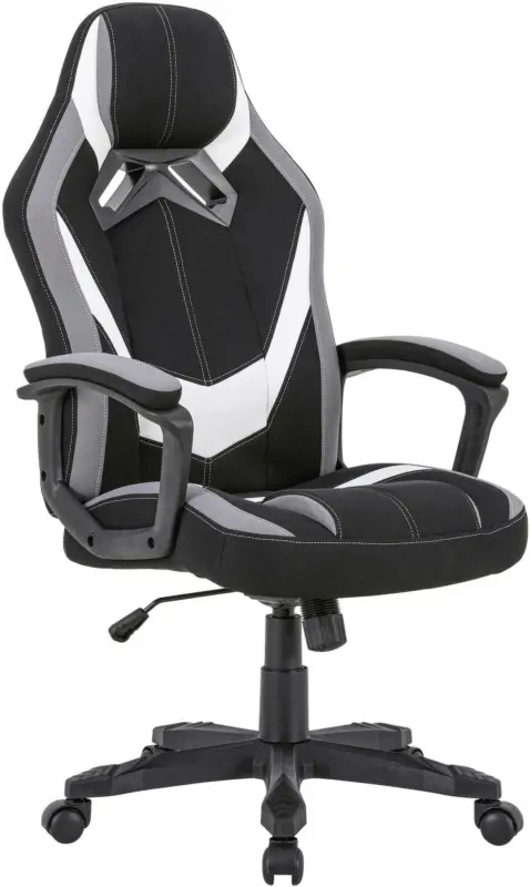 Drehstuhl in Schwarz/Weiß