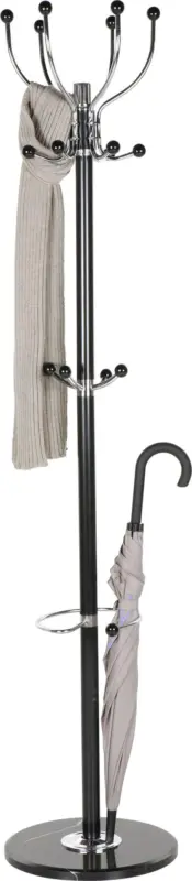 Kleiderständer Mecki aus Metall in Schwarz