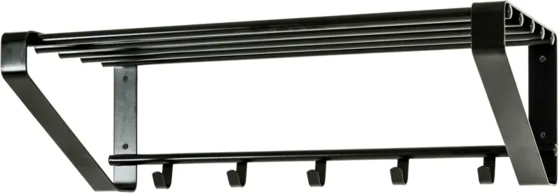 Wandgarderobe Schwarz