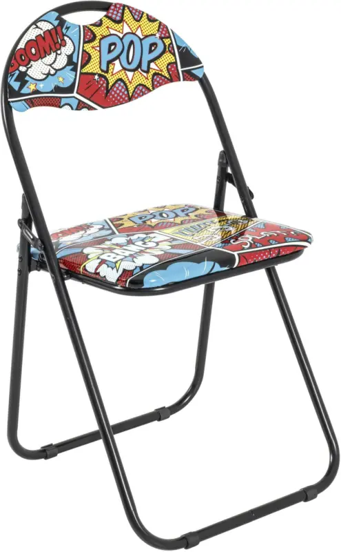 Klappsessel mit Schriftzug