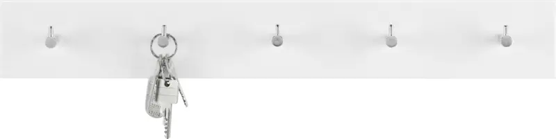 Wandgarderobe Weiß Hochglanz